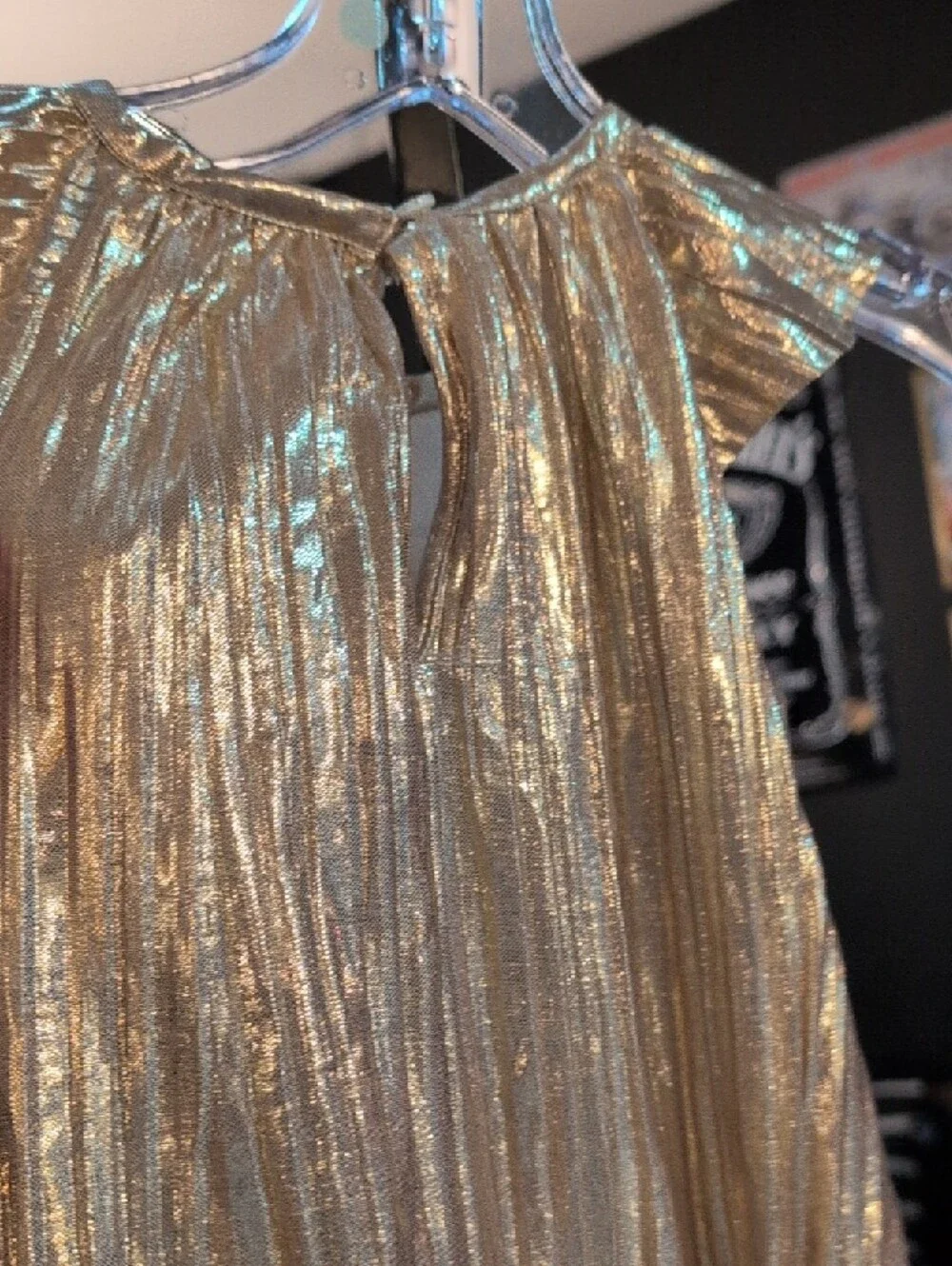 OshKosh B'gosh Silver Metallic Toddler Dress